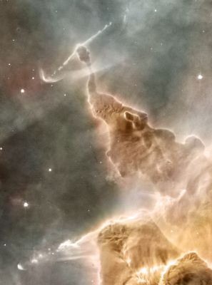 Bow-shock in the Great Carina Nebula (NGC 3372)
"...La vostra democrazia fa vomitare..." 

(epiteto rivolto a giornalisti occidentali durante una riunione con gli esponenti della Majilis Shuran - fonte Nexus Magazine)

Il Presidente della Repubblica Islamica dell'Iran, Mahmud Ahmadinejad
Parole chiave: From Space Images - Hubble Space Telescope