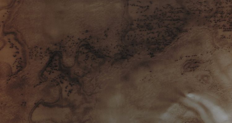 Features of the North Polar Erg (Absolute Natural Colors; credits for the additional process. and color.: Dr Paolo C. Fienga - Lunexit Team) 
Caption NASA:"Sand Seas on Earth are often called "Ergs", an Arabic name for Dunefield, but a Sand Sea DIFFERS from a Dunefield in - at least - two ways: 

1) a Sand Sea has a LARGE regional extent and 
2) the individual Dunes forming the Sand Sea are LARGE in size and complex in form. 

This VIS image was taken at 82° North Latitude during Northern Spring. The Dunes are still partially frost covered. This Region is part of the North Polar Sand Sea: so note the complexity and regional coverage of the Dunes".

Image information: VIS instrument; 
Latitude: 81,2° North;
Longitude: 118,2° East (such as 241,8° West); 
Resolution: 19 meter/pixel.
Parole chiave: Mars from orbit - North Polar Features - The Erg