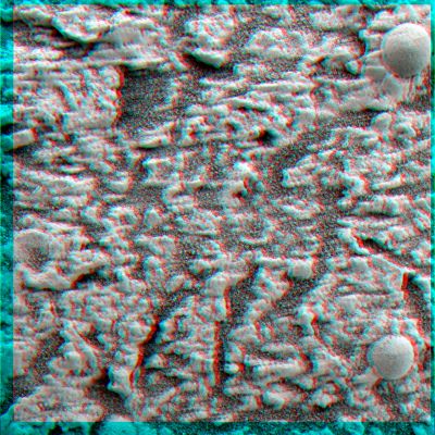 Martian "Eggs" - Sol 28 (Hi-Def3-D - credits and Copyright: Dr G. Barca and Lunar Explorer Italia)
Guardando un'elaborazione come questa, la domanda sorge davvero spontanea: ma come fanno gli Scienziati NASA ad escludere CATEGORICAMENTE la possibilità (remota sinchè si vuole, ma non assurda!) che i Martian Berries possano effettivamente essere delle Forme Vitali Locali?!?
Parole chiave: Martian Surface - Berries (3D)