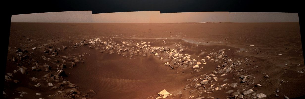 Fram Crater (natural colors; elab. Lunexit)
nessun commento
Parole chiave: Martian Surface - Meridiani Planum - Fram Crater