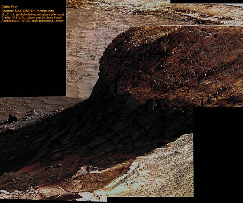 Cabo Frio (U.R.I. and sharpened; credits: Dr Paolo C. Fienga)
Immagine Ultra Raffinata, con aumento del dettaglio e ad elevato contrasto. Eliminate le sfuocature (nei limiti del possibile).
Parole chiave: Mars Panorama