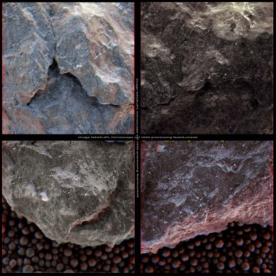 Surface... - Sol 1045 (an Image-Mosaic by Dr Marco Faccin - Lunexit Team)
nessun commento
Parole chiave: Microscopic Imager - Berries and a small Rock