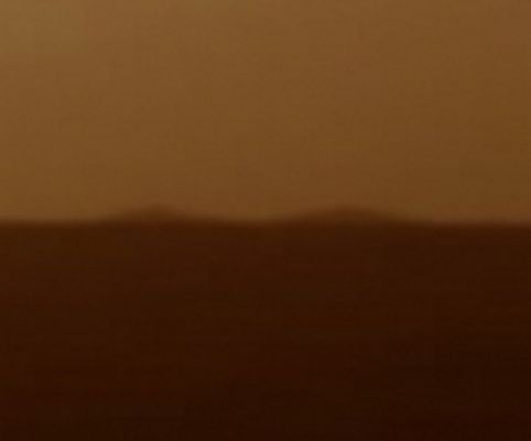 The "Twin-Peaks" of Meridiani Planum in the twilight (3 - extra detail mgnf)
nessun commento
Parole chiave: Mars Panorama - Meridiani Planum - Far Distant Peaks