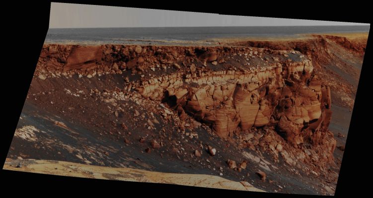 Cape St Vincent - Sol 1167 (Enhanced Natural Colors; credits for the additional process. and color.: Dr Paolo C. Fienga - Lunexit Team)
nessun commento
Parole chiave: Martian Surface - Craters - Victoria Crater