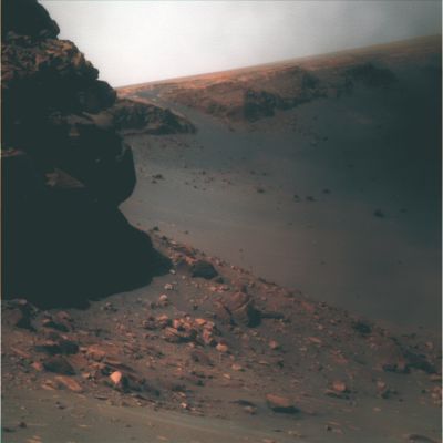 Looking inside Victoria - Sol 1457 (natural colors + MULTISPECTRUM; credits: Dr Gianluigi Barca & Lunexit)
nessun commento
Parole chiave: Victoria Crater - The Inner Rim