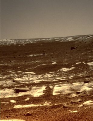 From inside Victoria - Sol 1615 (trichromatic version; credits: Lunexit)
nessun commento
Parole chiave: Victoria Crater - Inner Rim