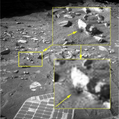 Extremely unusually-looking Surface Feature in Meridiani Planum - Sol 1616 (an Image-Mosaic by Ivana Tognoloni - Lunexit Team)
nessun commento
Parole chiave: Martian Surface - Controversial Surface Feature - "The Climber" and "The Rocky Semi-Circle"