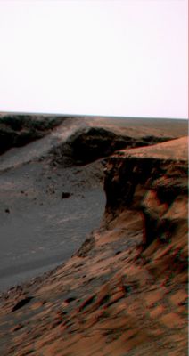 Victoria's Capes - Sol 1671 (Hi-Def3-D - Natural Colors; credits and Copyright: Dr G. Barca and Lunar Explorer Italia)
Un altro Lavoro Splendido, lineare e semplice nella sua complessità, che ci mostra alcuni "Capi" del Cratere Victoria in 3 dimensioni ed in Colori Naturali.
Parole chiave: Victoria Crater - Inner Rim in 3D