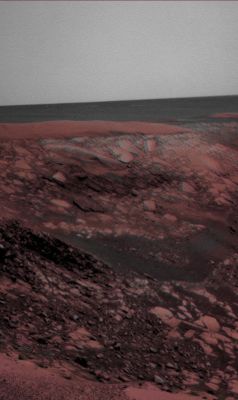 The Inner Rim of Victoria - Sol 1671 (Hi-Def3-D - Natural Colors; credits and Copyright: Dr G. Barca and Lunar Explorer Italia)
nessun commento
Parole chiave: Victoria Crater - Inner Rim in 3D