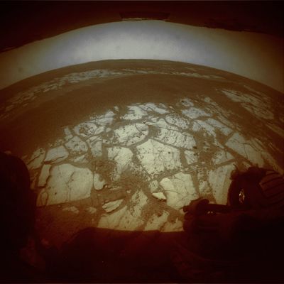 Reddish Land, Dark Atmosphere... - Sol 1695 (possible natural colors; credits: Lunexit)
nessun commento
Parole chiave: Martian Horizon - Meridiani Planum