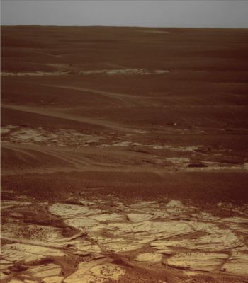 Paving and Ripples on the way to Endeavour (2) - Sol 1716 (tri-chromatic version; credits: Lunexit)

