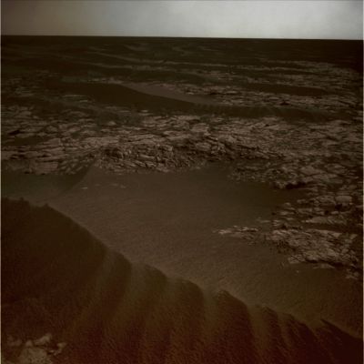 Twilights over Meridiani - Sol 1784 (natural colors; credits: Lunexit)
nessun commento
Parole chiave: Martian Horizon - Meridiani Planum