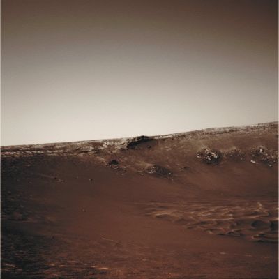 Endurance Skyline - Sol 181 (Natural Colors; credits for the additional process. and color.: Dr Paolo C. Fienga - Lunexit Team)
nessun commento
Parole chiave: Martian Surface - Craters - Endurance Crater