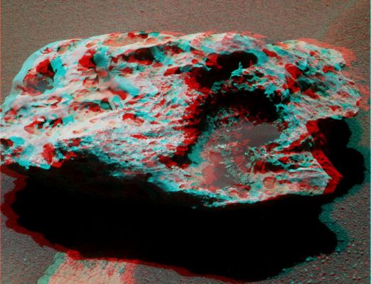 Block Island in 3D and Natural Colors - Sol 1961 (credits: Dr G. Barca)
...E sempre in attesa della NASA, eccoVi una spettacolare resa tridimensionale (ootenuta dal Grande Dr Barca) della possibile Meteora Marziana rinvenuta da Opportunity, sulla via di Endeavour.
Parole chiave: Martian Surface - Possible Martian Meteorite