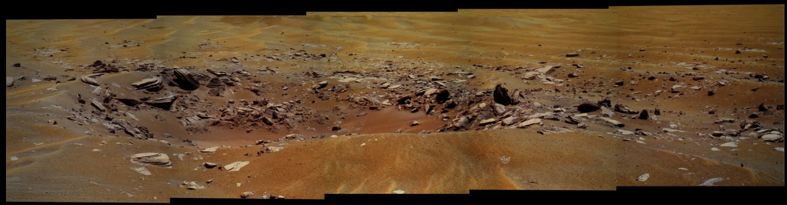 Possible Secondary Crater near Victoria Crater - Sol 2011 (Natural - but enhanced - Colors; credits: Dr M. Faccin & Lunexit)
nessun commento
Parole chiave: Martian Surface - Craters - Secondary Crater