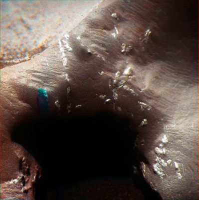 Inside the Iron-Nickel Meteorite - Sol 2029 (Natural Colors; credits: Dr M. Faccin)
nessun commento
Parole chiave: Microscopic Imager - Martian Meteorite