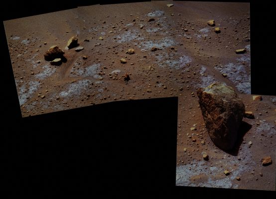 Erratic Boulder and surroundings - Sol 2059 (Natural Colors - credits: Dr M. Faccin)
nessun commento
Parole chiave: Martian Surface - Erratic Boulder
