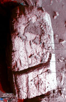 Erratic Boulder with highly degraded Blueish "Coating" - Sol 2147 (High-Def-3D; credits: Dr M. Faccin - Lunexit Team)
nessun commento
Parole chiave: Martian Surface - Erratic Boulder with "Blueish" Coating