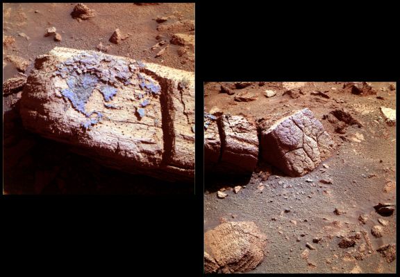 Erratic Boulder with highly degraded Blueish "Coating" - Sol 2147 (credits: Dr M. Faccin - Lunexit Team)
nessun commento
Parole chiave: Martian Surface - Erratic Boulder with "Blueish" Coating