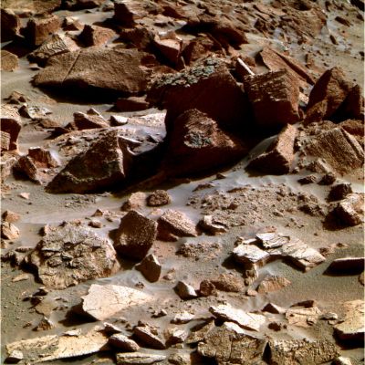 In the "Ruins"... - Sol 2161 (Natural Colors; credits: Dr G. Barca - Lunexit Team)
nessun commento
Parole chiave: Martian Surface - Unearthed Boulders with "Blueish" Coating