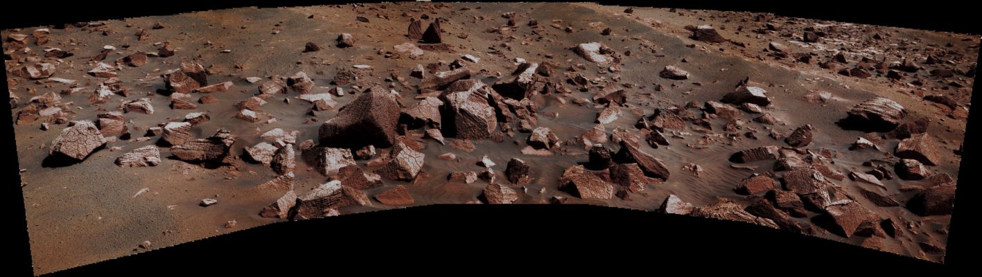Open Site... - Sol 2166 (Image Mosaic - Natural Colors; credits: Dr M. Faccin - Lunexit Team)
nessun commento
Parole chiave: Martian Surface - Craters - Unnamed Crater