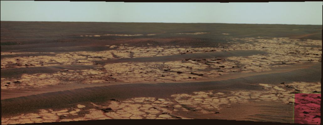 Meridiani Planum - Sol 2291 (an Image-Mosaic in Absolute Natural Colors; credits for the additional process. and color.: Elisabetta Bonora and Paolo C. Fienga - Lunexit Team)
nessun commento
Parole chiave: Mars Panorama - Meridiani Planum