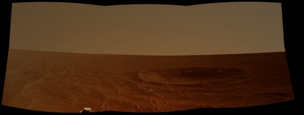 Yankee Clipper - Sol 2410 (an Original NASA Image Mosaic colorized in Absolute Natural Colors; credits for the additional process. and color.: Dr Paolo C. Fienga - Lunexit Team)
nessun commento
Parole chiave: Martian Surface - Craters - Yankee Clipper Crater