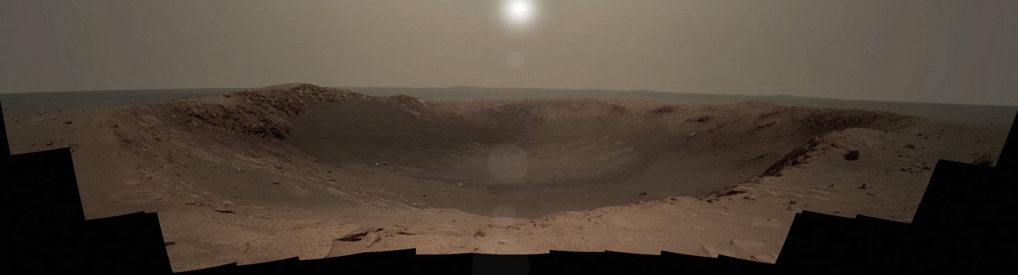 Santa Maria Crater in Natural Colors - Sol 2453 and 2454 (an Image-Mosaic by NASA/JPL-Caltech - Cornell; credits for the additional process. and color.: Dr Paolo C. Fienga - Lunexit Team)
nessun commento
Parole chiave: Martian Surface - Craters - Santa Maria Crater