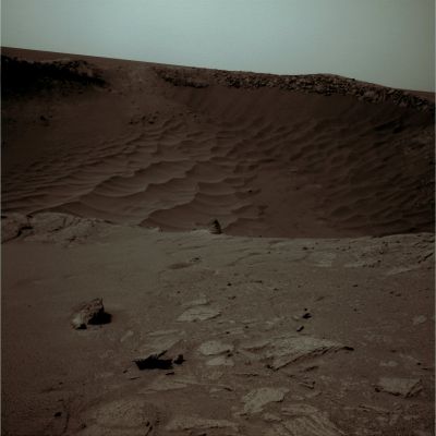 Features of Santa Maria Crater - Sol 2520 (Natural Colors; credits for the additional process. and color.: Dr Paolo C. Fienga - Lunexit Team)
nessun commento
Parole chiave: Martian Surface - Craters - Santa Maria Crater