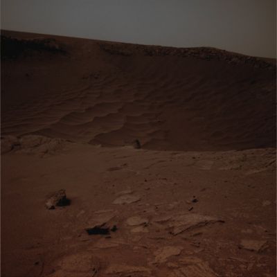 On the Edge of Santa Maria Crater - Sol 2520 (Absolute Natural Colors; credits: Dr Paolo C. Fienga - Lunexit Team)
nessun commento
Parole chiave: Martian Surface - Craters - Santa Maria Crater