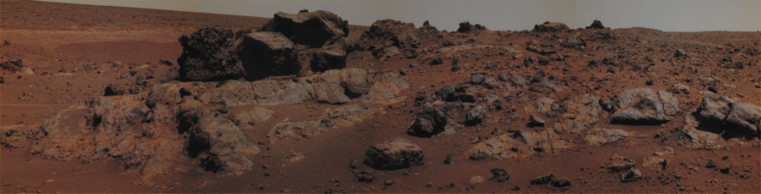 Rocky Outcrops near Endeavour's Outer Rim - Sol 2736 (An Image-Mosaic in Absolute Natural Colors; credits for the additional process. and color.: Dr Gianluigi Barca - Lunar Explorer Italia)
nessun commento
Parole chiave: Martian Surface - Rocky Outcrops