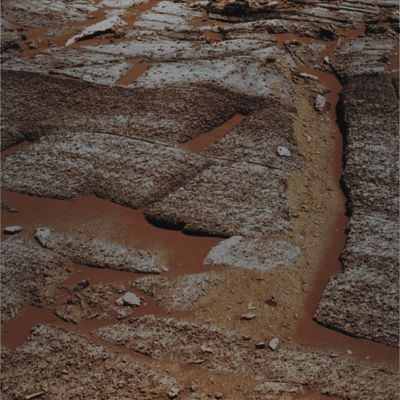 Endurance Paving - Sol 279 (Enhanced Natural Colors; credits for the additional process. and color.: Dr Gianluigi Barca and Paolo C. Fienga - Lunexit Team) 
nessun commento
Parole chiave: Martian Surface - Craters - Endurance Crater - Inner Rim