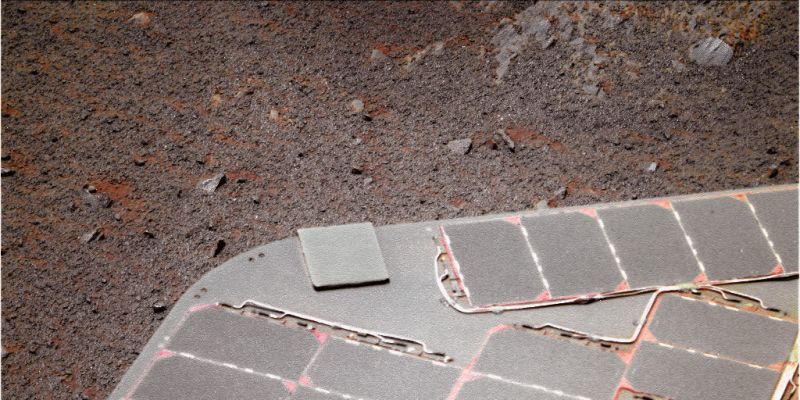Solar Panel and Surface - Sol 2793 (Natural Colors; credits for the additional process. and color.: Dr Gianluigi Barca - Lunexit Team)
nessun commento
Parole chiave: Spacecrafts - MER Opportunity - Solar Panels