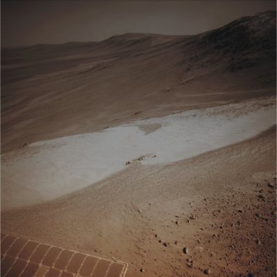 Endeavour's Horizon with the "White Wave" - Sol 2795 (Natural Colors; credits for the additional process. and color.: Dr Paolo C. Fienga - Lunexit Team)
nessun commento
Parole chiave: Martian Horizon - Meridiani Planum - Proximities of Endeavour Crater's Rim