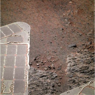Solar Panel and Surface - Sol 2811 (Natural Colors; credits for the additional process. and color.: Dr Gianluigi Barca - Lunexit Team) 
nessun commento
Parole chiave: Spacecrafts - MER Opportunity - Solar Panels and Surface