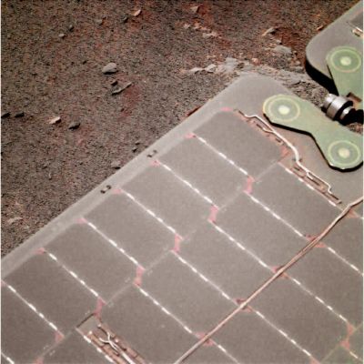 Solar Panel and Surface - Sol 2811 (Natural Colors; credits for the additional process. and color.: Dr Gianluigi Barca - Lunexit Team) 
nessun commento
Parole chiave: Spacecrafts - MER Opportunity - Solar Panels and Surface