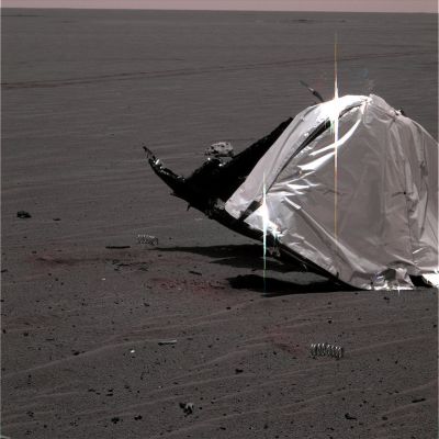 Multicolored Reflections or just "something else"? (4) - elab. in Natural Colors, by Dr Marco Faccin
nessun commento
Parole chiave: Spacecrafts - Opportunity Heat-Shield
