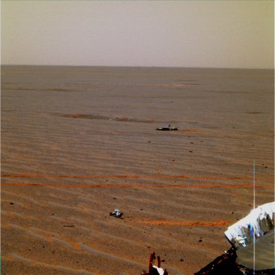 Shining on the Orange Plain of Meridiani... - Sol 344 (enhanced - but natural - colors; credits: Dr G. Barca)
nessun commento
Parole chiave: MER Opportunity - Heat-Shield and Surface