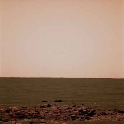 A light-pink sky over Meridiani Planum - Sol 421 (RAW Natural Colors; credits for the additional process. and color.: Dr G. Barca - Lunexit Team)
nessun commento
Parole chiave: Martian Horizon and Sky - Meridiani Planum