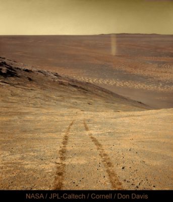 Tall Dust Devil (Credits fot the additional process. and color.: Don Davis)
nessun commento
Parole chiave: Martian Surface - Dust Devil