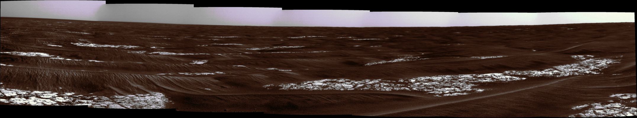 The Sandy Waves of Meridiani - Sol 533 (IR View - credits: Dr M. Faccin - Lunexit Team)
nessun commento
Parole chiave: Mars Panorama - Meridiani Planum