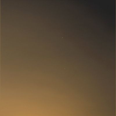 Deimos and Phobos (?) in a Dark and Foggy Sky - Sol 718 (Natural Colors; credits for the additional process. and color.: Dr Paolo C. Fienga - Lunexit Team)
nessun commento
Parole chiave: Martian Sky