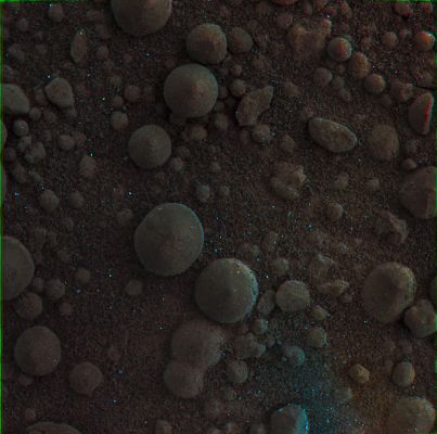 Signs of Anhydrous Cobalt Dichloride near the "Rocky Berries"? - Sol 924 (Darkened Absolute Natural Colors; credits for the additional process. and color.: Elisabetta Bonora and Marco Faccin - Lunexit Team)
nessun commento
Parole chiave: Microscopic Imager - Surface - Pebbles and possible Cobalt Dichloride