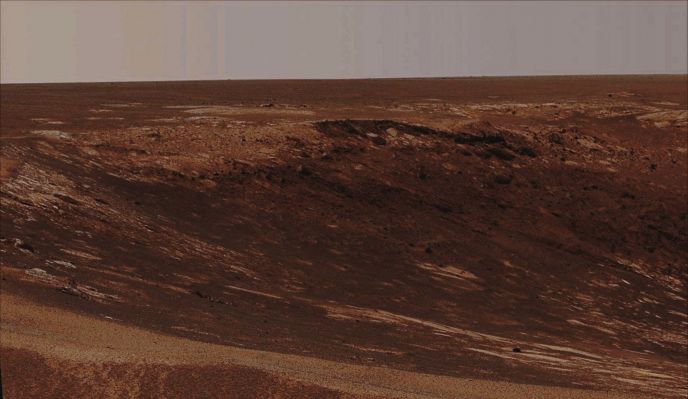 Cape Verde - Sol 952 (Natural Colors; credits for the additional process. and color.: Dr Paolo C. Fienga - Lunexit Team)
nessun commento
Parole chiave: Martian Surface - Craters - Victoria Crater - Cape Verde