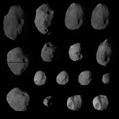 Is this Phobos?
Una sequenza di immagini della "Luna Condannata", Phobos, ottenute dalla Sonda NASA Mariner 9. Bizzarro. Guardate le foto di Phobos ottenute da Sonde "recenti" (MGS su tutte). A me sembra che, fra l'oggetto ripresi dalla Mariner 9 e quello ripreso dalla MGS (come da Mars Express ed altre), vi sia solo una "vaga" somiglianza. Dunque: il "trucco" è nell'angolo di ripresa o dove? Abbiamo immagini genuine ed immagini farlocche?!?... Ditemi Voi.
Parole chiave: Phobos