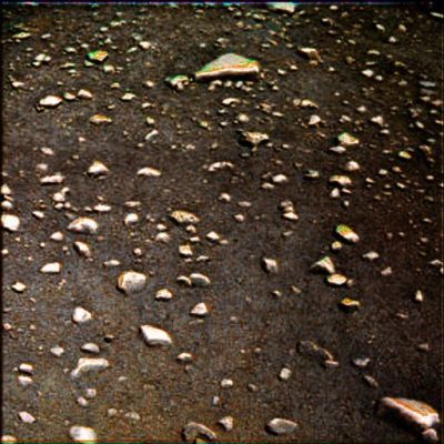 The soil of Vastitas Borealis - Sol 10 (Natural Colors + MULTISPECTRUM; credits: Dr M. Faccin & Lunexit)
nessun commento
Parole chiave: Martian Surface - Small Rocks and Pebbles