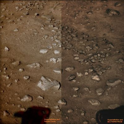 Color Techniques' Comparison - Sol 39 (credits: Dr G. Barca - Sx - and Lunexit - Dx)
nessun commento
Parole chiave: Martian Surface - Vastitas Borealis - Surroundings of the Lander