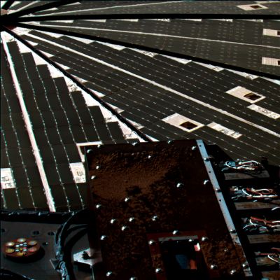 The SUPER-Clean Solar Panels of Phoenix - Sol 61 (Superdefinition; credits: Dr G. Barca)
nessun commento
Parole chiave: Spacecraft - Phoenix Lander - Solar Panels