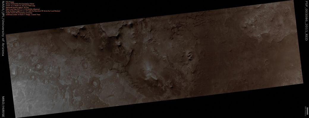 Features of Nili Fossae (Absolute Natural Colors; credits for the additional process. and color.: Dr Paolo C. Fienga - Lunexit Team:)
nessun commento
Parole chiave: Mars from orbit - Nili Fossae Region