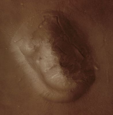 The "Face on Mars" as you've never seen it before! (Natural Colors; credits for the additional process. and color.: Drr Marco Faccin & Paolo C. Fienga - Lunexit Team)
Per le versioni in Full-Screen della "Sfinge di Cydonia Mensae" - a.k.a.: "The Face On Mars" -, visitate il Sito "Lunexit su Flickr" (http://www.flickr.com/photos/lunexit/).
Parole chiave: Mars from orbit - Cydonia Mensae - "The Face on Mars"